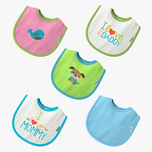 Baby Bibs Collection 3 model