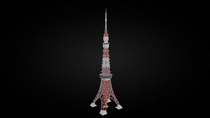 Low Poly Tokyo Tower - Japan