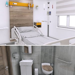 3D hospital room