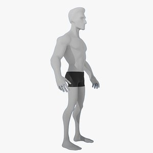 Cartoon Character Male Mesh