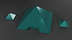 Low Poly Louvre Museum