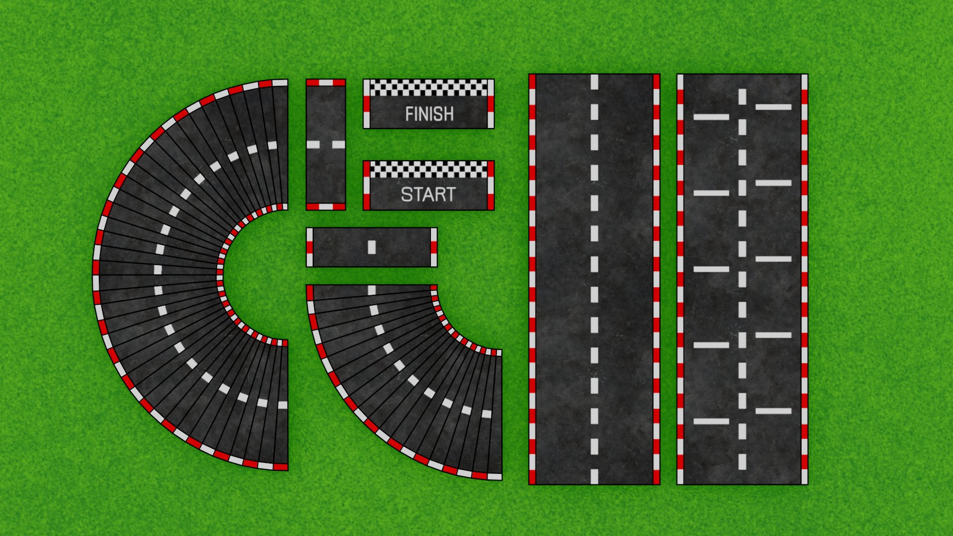 Racetrack - Circuit 3D - TurboSquid 1932975