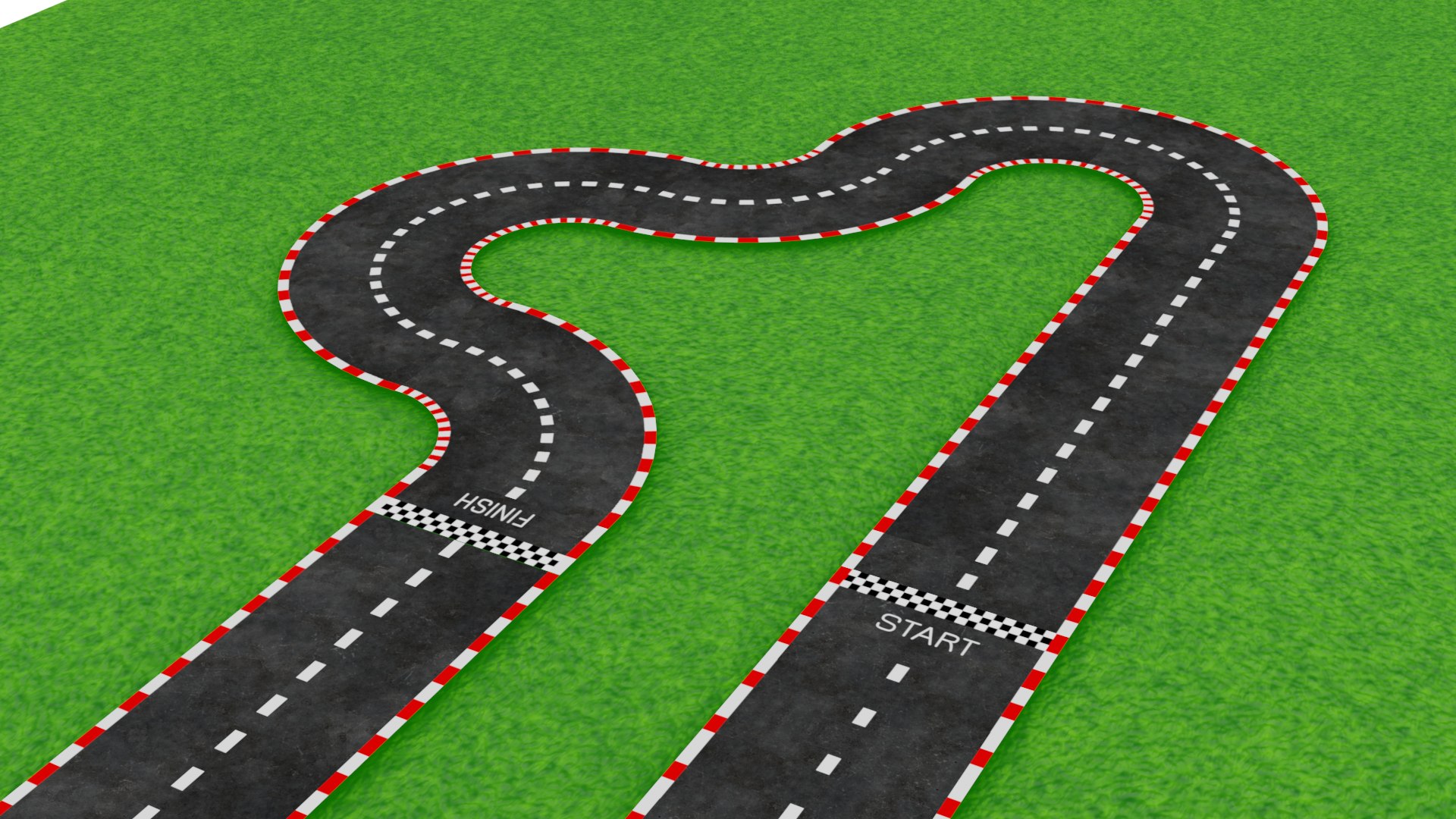 Racetrack - Circuit 3D - TurboSquid 1932975