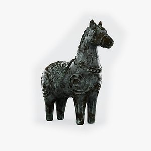 3D Horse Statue model