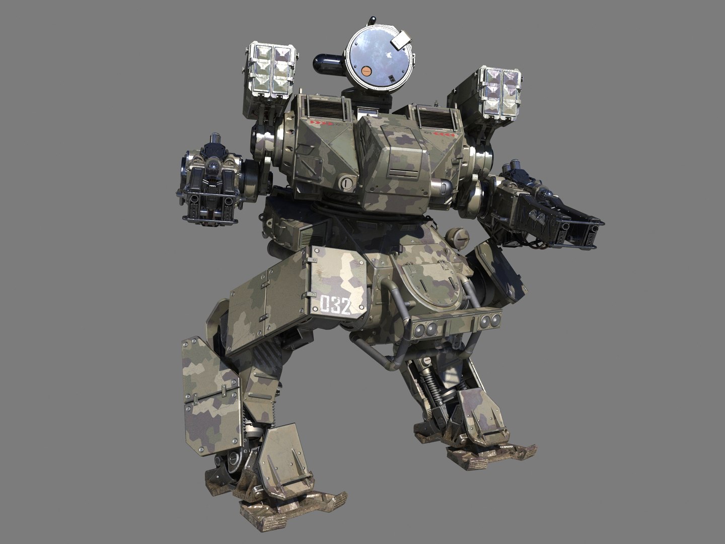 3D Mech Robot - TurboSquid 1452524