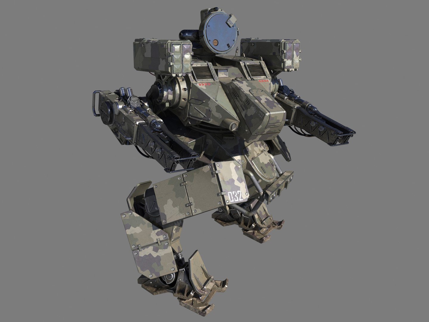 3D Mech Robot - TurboSquid 1452524