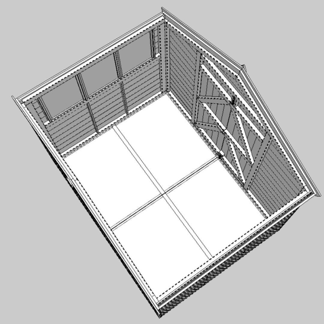 Garden Shed 3d 3ds