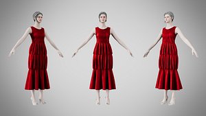 Dress 24 Ruby Velvet