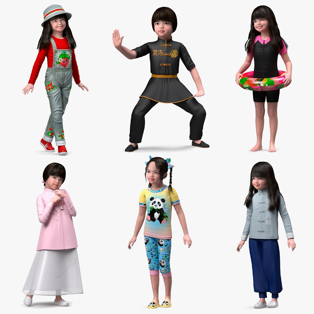 Asian Girl Childs Collection 4