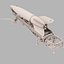 Баллистическая ракета V-2 с пусковой установкой