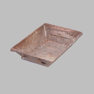 3D rusty tray