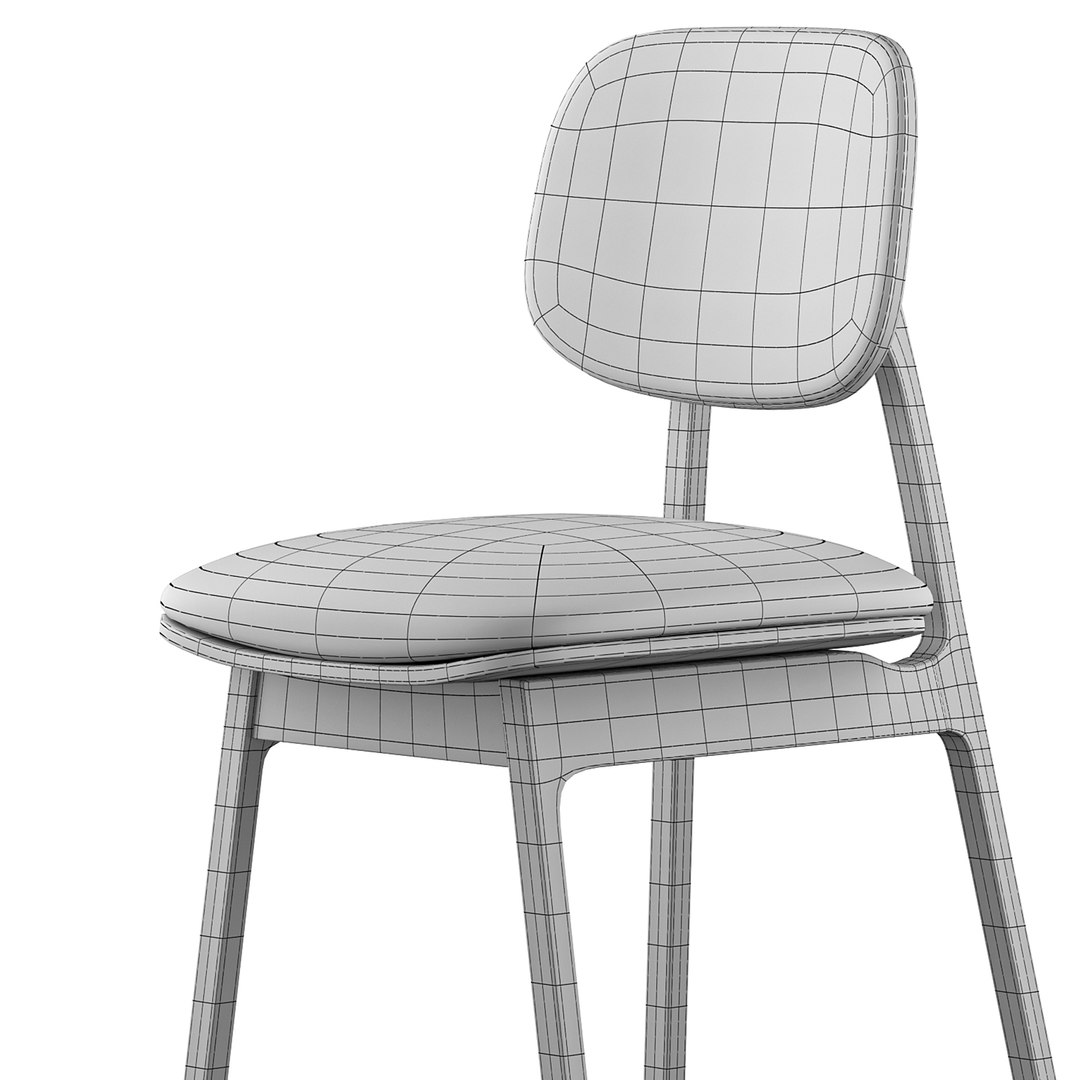 Soon Chair By Collinet 3D Model - TurboSquid 1939100