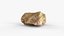 Photorealistic scan of rock stone