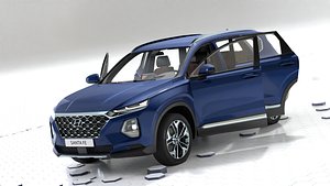 3D Hyundai Santa Fe 2019 3D Model