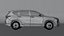 Modello 3D della Hyundai Santa Fe 2019