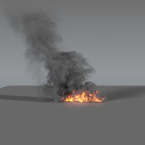 Fire Smoke Column 01 VDB