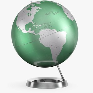 max v-ray globes metal aluminum