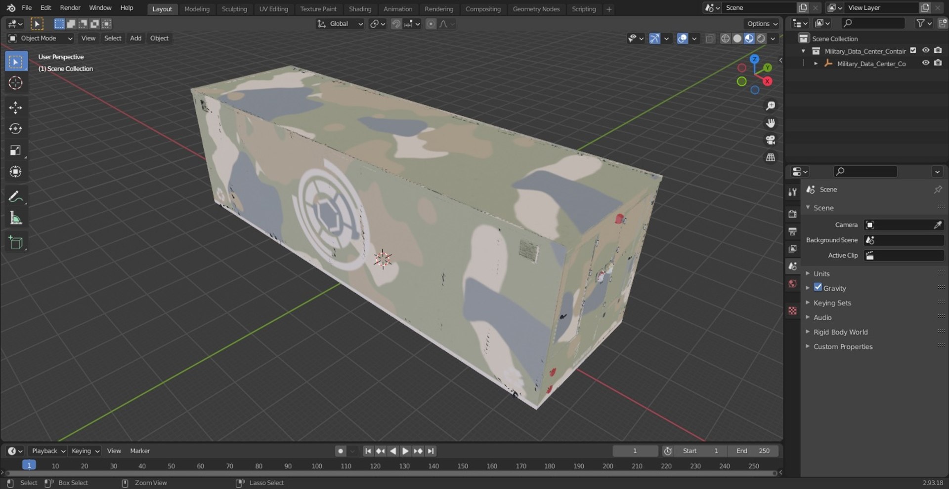 3D Military Data Center Container - TurboSquid 2155760