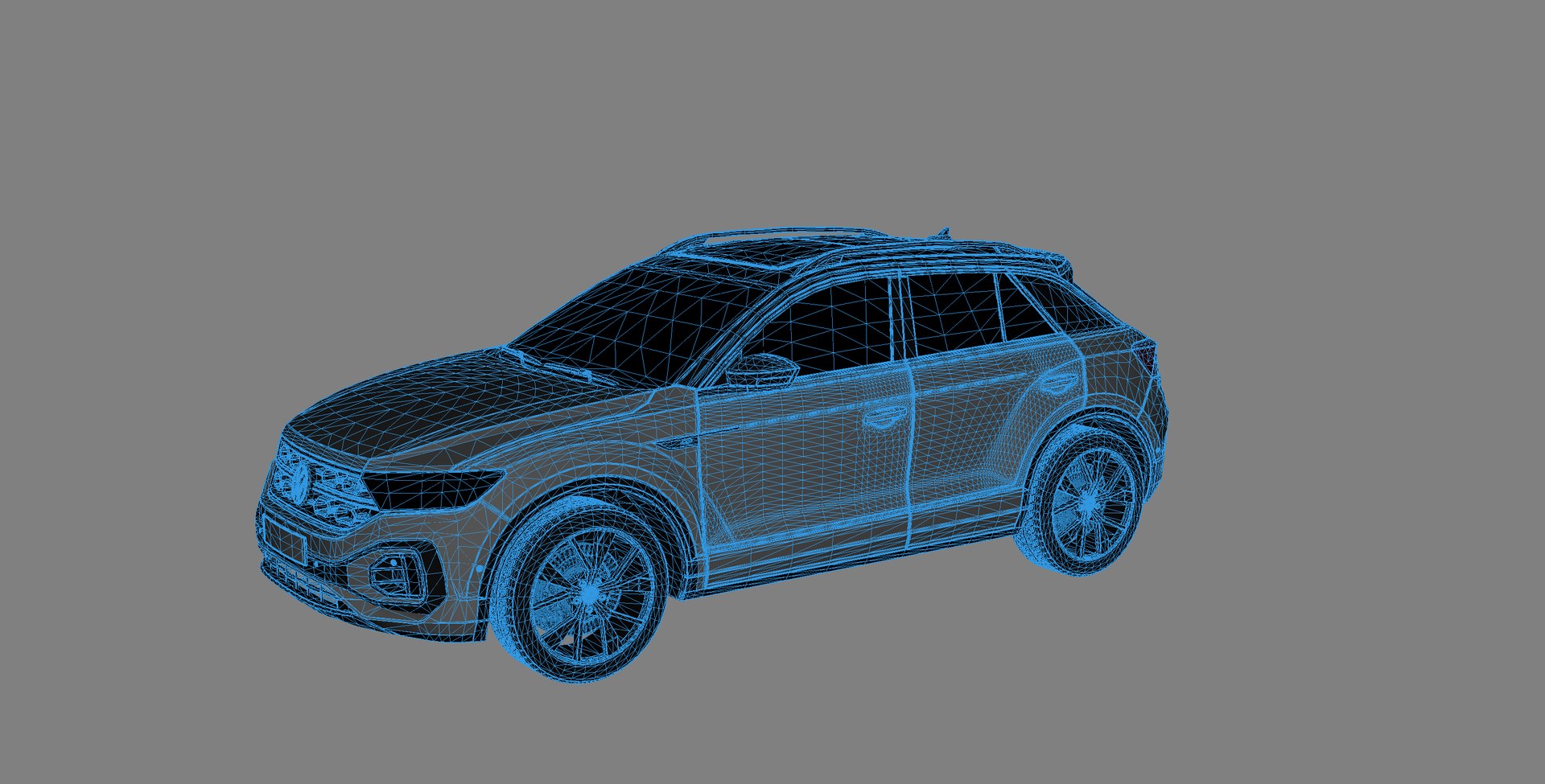 Volkswagen T-Roc R-line 2024 3D Model - TurboSquid 2298348