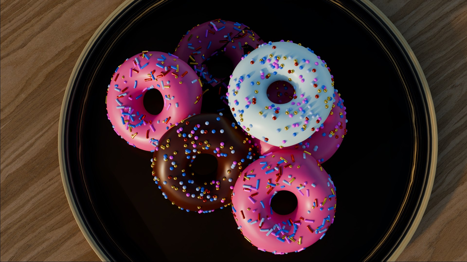 Donuts 3D Model - TurboSquid 2238555