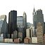 Manhattan District 02 Low Poly