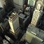 Manhattan District 02 Low Poly