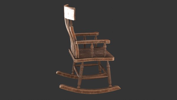 3D Rocking Chair - TurboSquid 2039548
