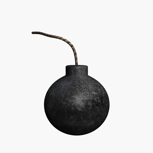 modelo 3d Bomba redonda - TurboSquid 2400214