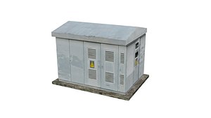 3D pad-mounted transformer substation