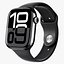Apple Watch Series 10 Noir de jais et or titane