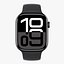 Apple Watch Series 10 Noir de jais et or titane