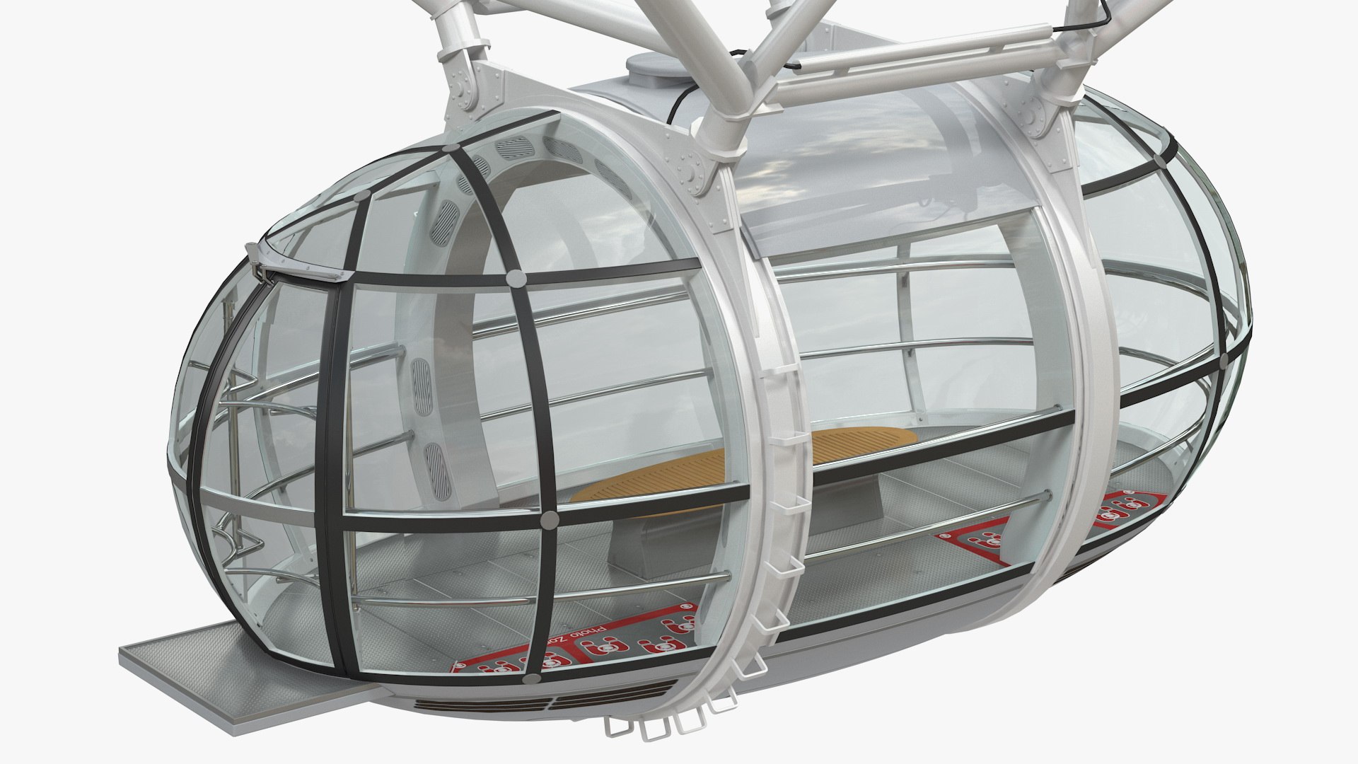 3D ferris wheel passenger capsule model - TurboSquid 1605953