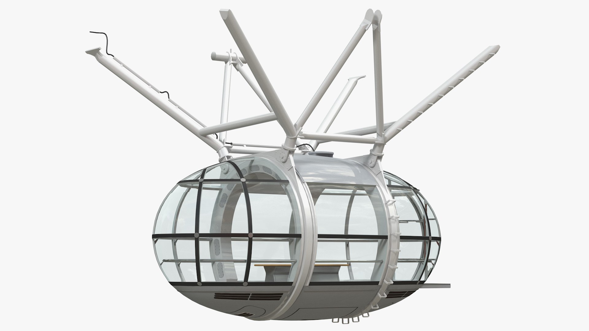 Ferris Wheel Passenger Capsule 3D model preview