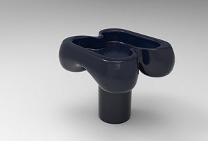 Bur Ceramic Vase 3D model