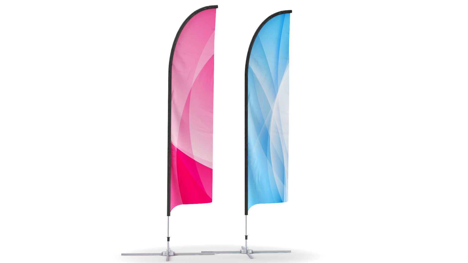 Flag banner 3D model - TurboSquid 1712044