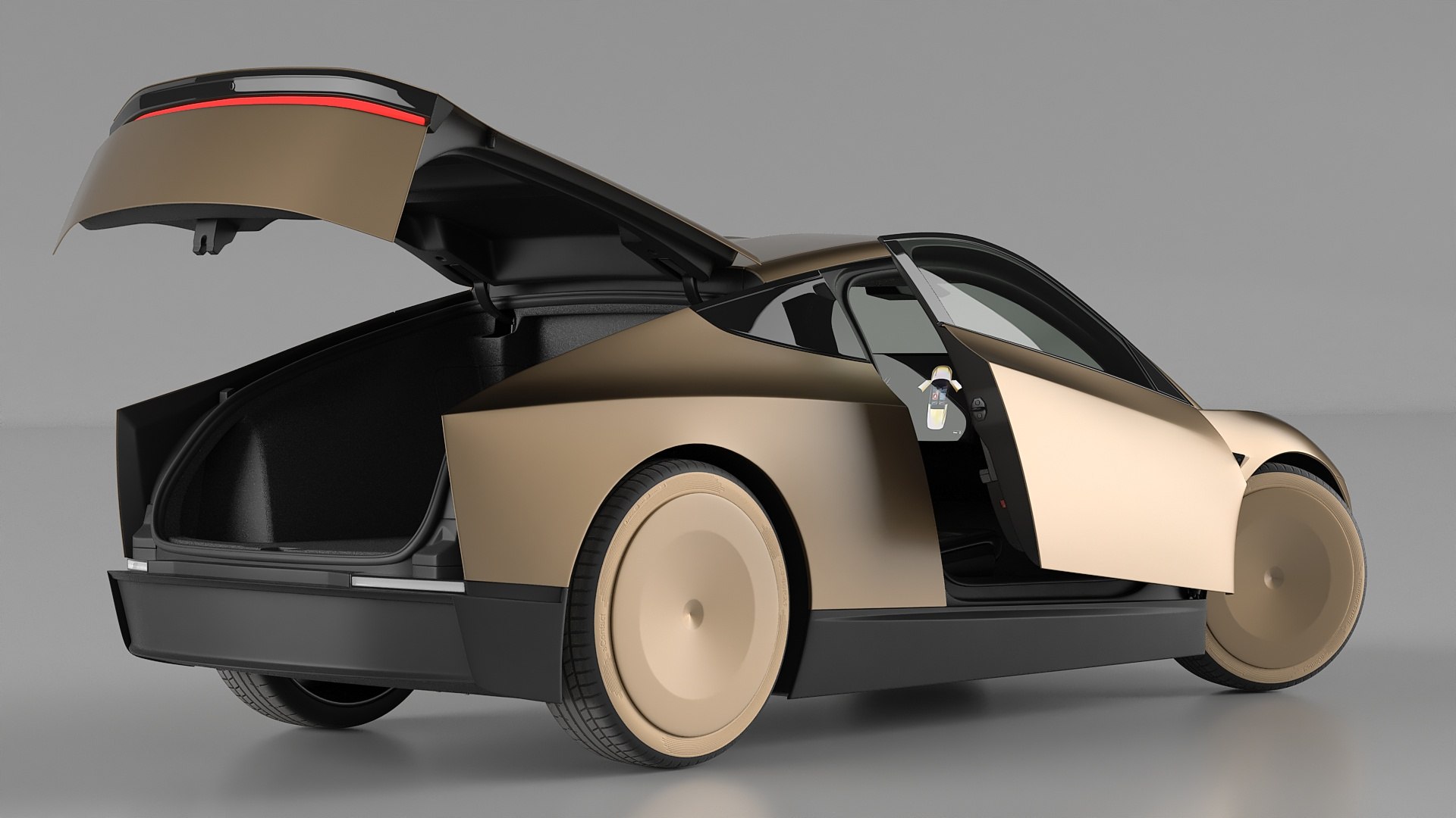 3D Tesla Cybercab Robotaxi Rigged - TurboSquid 2325742
