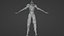 Cyberpunk Ninja Armadura negra Low-poly