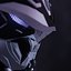 Cyberpunk Ninja Armadura negra Low-poly
