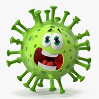 Covid Emoji Scared