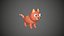 3D cartoony cat dog