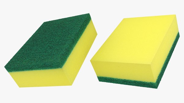 3D Kitchen Sponge Collection model - TurboSquid 1945260
