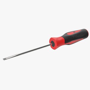 Flat Tip 1/8 Instinct Mini-Tip Soft Grip Red Screwdriver SGD304BR