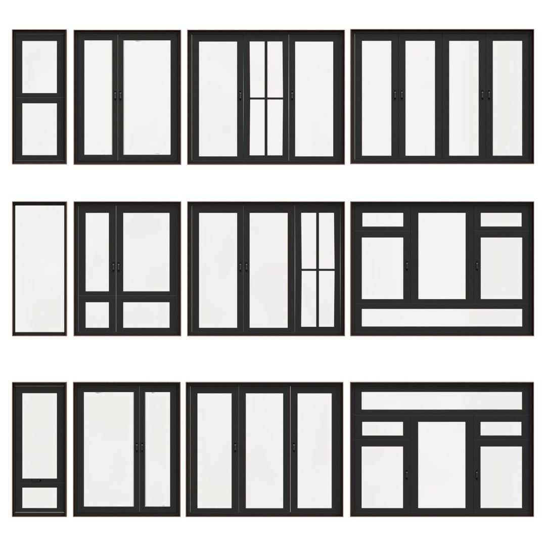 3D Modern Windows Panoramic Windows - TurboSquid 2412819