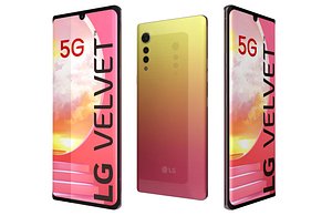 LG Velvet Illusion Sunset Low Poly 3D model