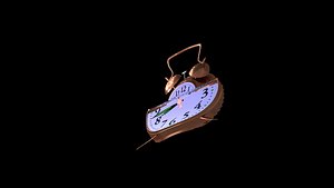 obj melting clock