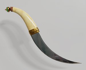 arabian dagger 3D model