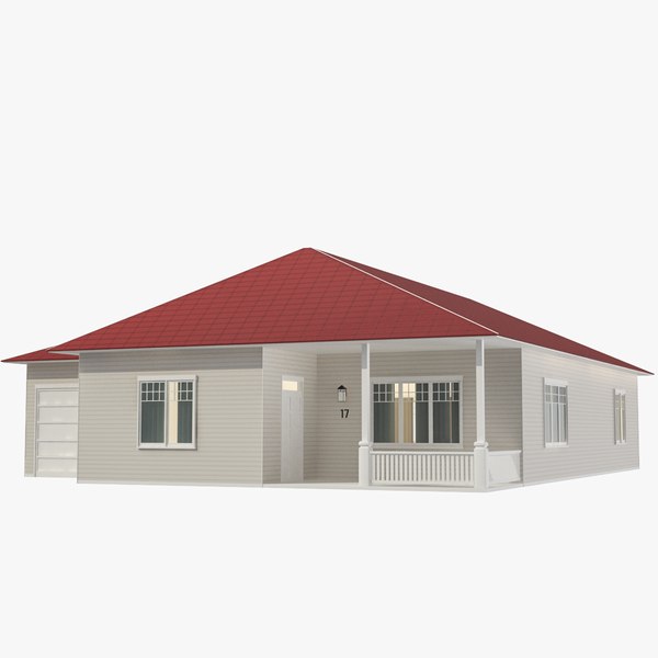 Family House 08 3D model