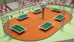 Ping Pong Arena 3D model