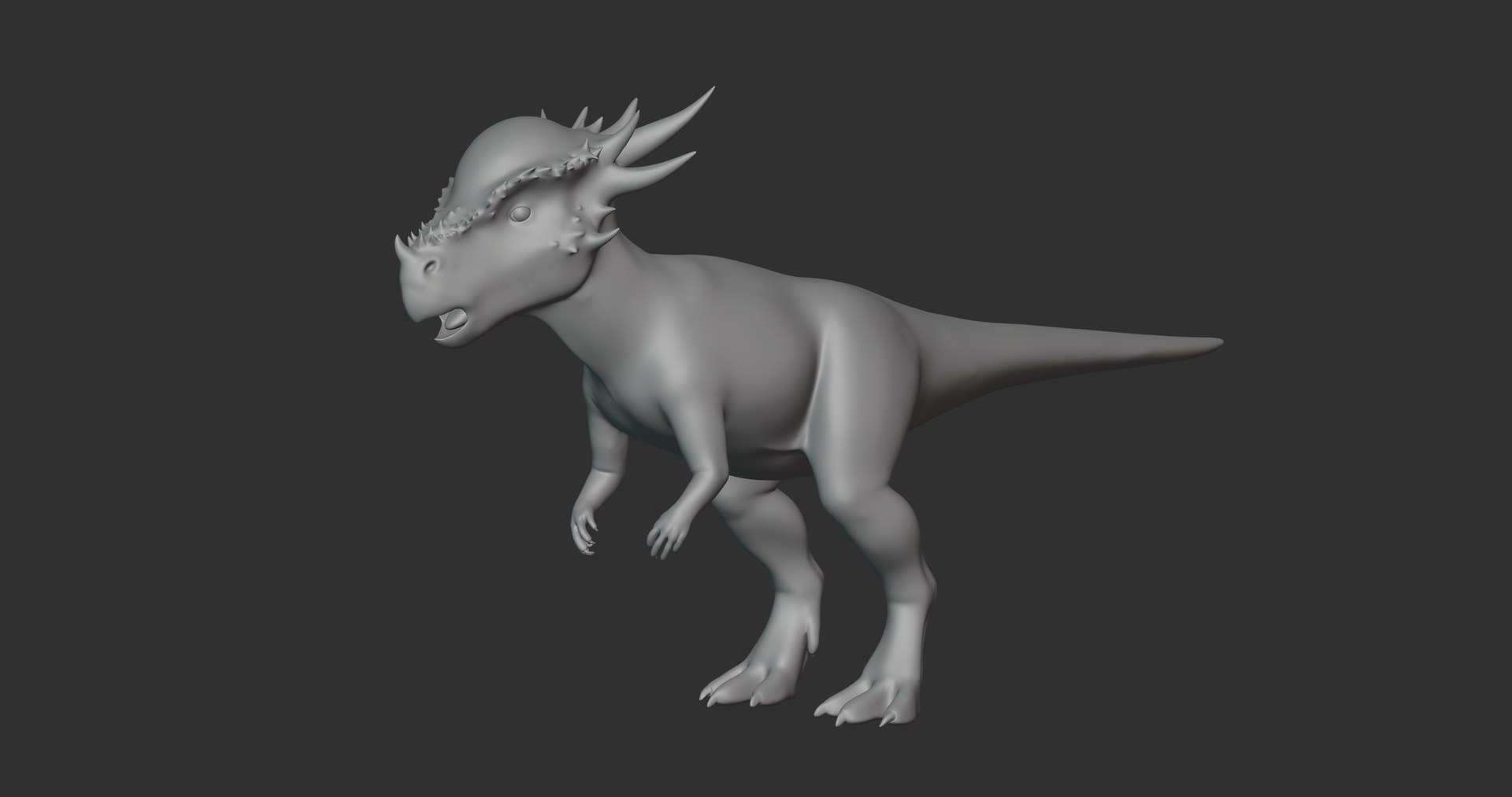 3D Stygimoloch Basemesh Low Poly model - TurboSquid 1995313