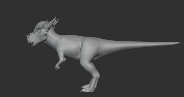 3D Stygimoloch Basemesh Low Poly model - TurboSquid 1995313